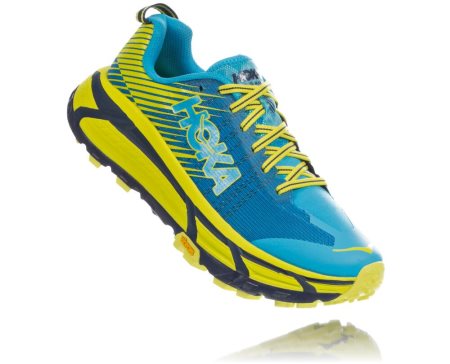 Hoka One One Evo Mafate 2 Ženske Pohodniški Čevlji Modra / Rumena SI-351728Q